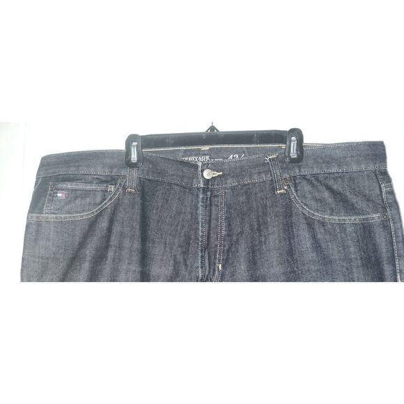 Hilfiger Heritage Bootcut jeans dark blue Size 42/32 Five pocket - Picture 2 of 9